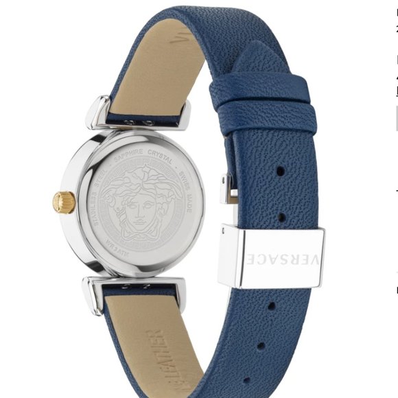 New Versace Mini Vanity Medusa Two Tone Ladies Watch - Picture 3 of 5